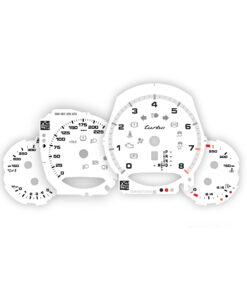 For Porsche 911 Turbo / Turbo S (991.1 / 991.2): Gauge Faces – OPTIONS – White