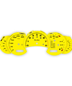For Porsche 911 996 Turbo / Turbo S: Gauge Faces - OPTIONS - Racing Yellow