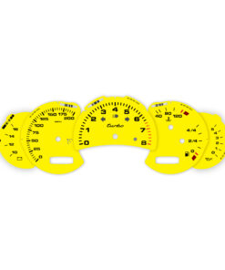 For Porsche 911 996 Turbo: Gauge Faces - OPTIONS - Racing Yellow