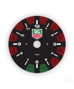 Porsche 993 / 964 / 965 Gauge Face Clock - Tag Heuer - Black