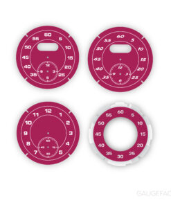 For Porsche Sport Chrono: Gauge Face – OPTIONS (Clock, Stopwatch, Compass) – Ruby Star