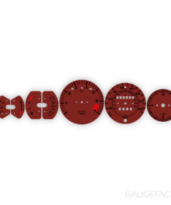 Porsche 911 3.2 Carrera (1984-1989) Gauge Faces - OPTIONS - Burgundy