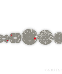 Porsche 911 3.2 Carrera (1984-1989) Gauge Faces - OPTIONS - Gray