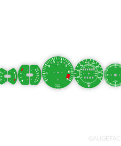 Porsche 911 3.2 Carrera (1984-1989) Gauge Faces - OPTIONS - Green