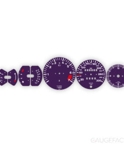 Porsche 911 3.2 Carrera (1984-1989) Gauge Faces - OPTIONS - Purple
