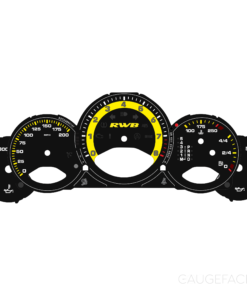 Collaboration Product: For Porsche 997.1 Carrera - AT - US - Custom Logotype - Black / Yellow