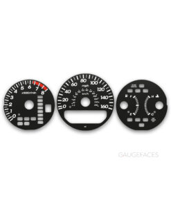 Acura CL Type-S (2001-2003) – Gauge Faces – Black