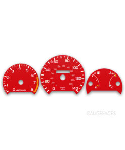 Acura Honda Legend I (1986-1990) – Gauge Faces – Red