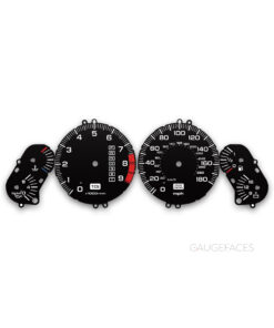 Acura / Honda NSX (1990-2005) – Gauge Faces – Black