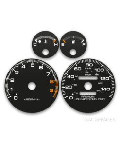 Acura Integra DC2 (1994–2001) – Gauge Faces – Black