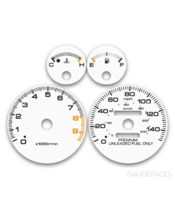 Acura Integra DC2 (1994–2001) – Gauge Faces – White