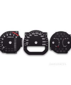 Acura MDX (2001-2006) – Gauge Faces – Black