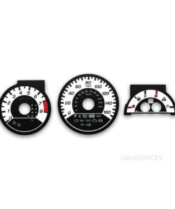 Acura TL Type-S (2004-2006) – Gauge Faces – Custom Design – Black