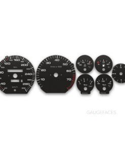 Audi A6 S6 C4 (1991-1997) – Gauge Faces – Black