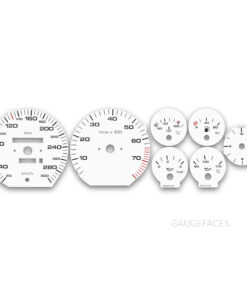Audi A6 S6 C4 (1991–1997) – Gauge Faces – White