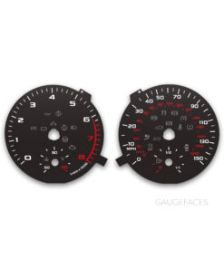 Audi A1 8X (2010–2018) – Gauge Faces – Black