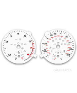 Audi A1 8X (2010–2018) – Gauge Faces – White