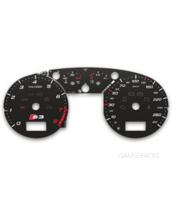 Audi S3 8L (1996-2003) – Gauge Faces – Black