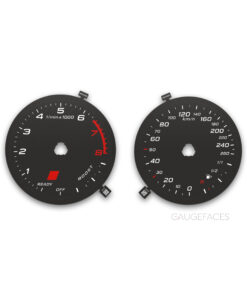 Audi A3 / S3 8V (2012-2016) – Gauge Faces – Black