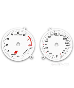 Audi A3 / S3 8V (2012-2016) – Gauge Faces – White