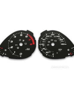 Audi A4 S4 B8 (2007-2015) – Gauge Faces – Black