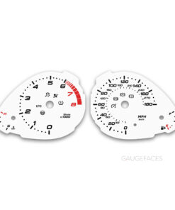 Audi A4 S4 B8 (2007-2015) – Gauge Faces – White
