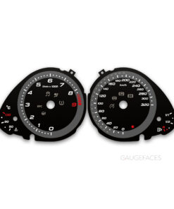 Audi RS4 B8 (2012-2015) – Gauge Faces – Black