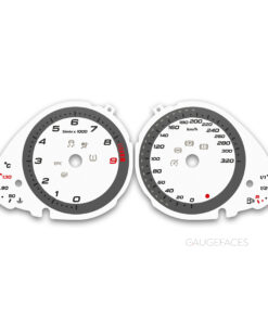 Audi RS4 B8 (2012-2015) – Gauge Faces – White