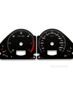 Audi A6 S6 C7 (2011-2018) – Gauge Faces – Black