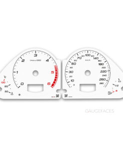 Audi A6 S6 C6 (2004-2011) – Gauge Faces – White