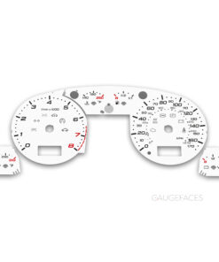 Audi A6 S6 C5 (1997-2005) – Gauge Faces – White