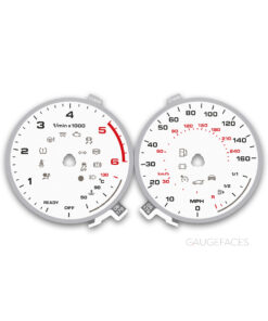 Audi Q2 (2016-2020) – Gauge Faces – White