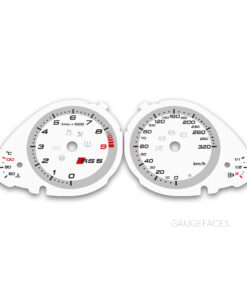 Audi RS5 8T (2010-2015) – Gauge Faces – White