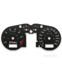 Audi TT RS (2009-2014) – Gauge Faces – Black