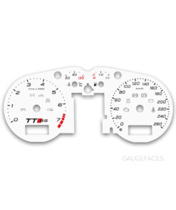Audi TT RS (2009-2014) – Gauge Faces – White