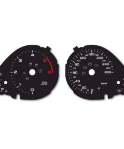 Audi Q5 Gauge Faсes – 6000 RPM – 280 KM/H  – Black