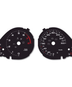Audi Q5 Gauge Faсes – 8000 RPM – 300 KM/H – Black