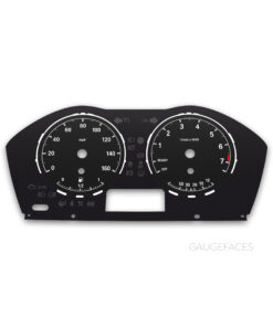 BMW 2 Series F22/F23 (2013-2021) – Gauge Faces – Black