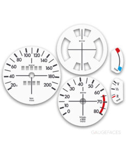 BMW 2002 E10 (1968-1976) – Gauge Faces – White