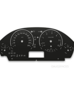 BMW 5 Series F10 F11 (2010-2017) – Gauge Faces – Black