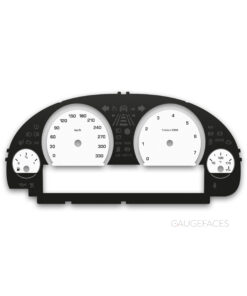 BMW 6 Series F06 F12 F13 (2010-2018) – Gauge Faces – White