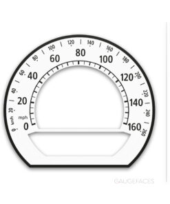 BMW 7 Series E65 E66 (2001-2008) – Speedometer – Gauge Faces – White