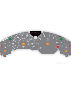 BMW E36 Z3 (1995-2002) Gauge Face – OPTIONS – Light Gray