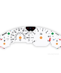 BMW E36 Z3 (1995-2002) Gauge Face – OPTIONS – White