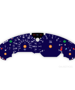 BMW E36 Z3 (1995-2002) Gauge Face – OPTIONS – Alpina Blue