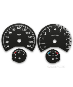BMW 3 Series M3 F80 (2014-2018) – Gauge Faces – Black