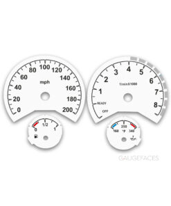 BMW 3 Series M3 F80 (2014-2018) – Gauge Faces – White
