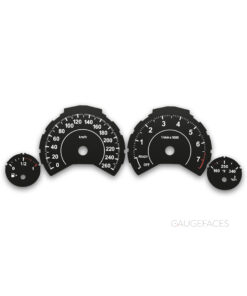 BMW X3 F25 (2010–2017) – Gauge Faces – Black