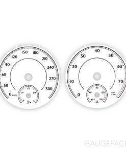 Bentley Bentayga (2016-2020) Instrument Gauge Faces – 300 km/h – White