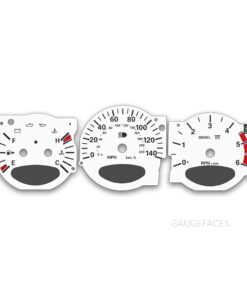 Chrysler PT Cruiser (2000-2010) – Gauge Faces – White